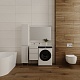 Style Line Мебель для ванной подвесная Даллас 100 Люкс L, белая PLUS	 – картинка-16